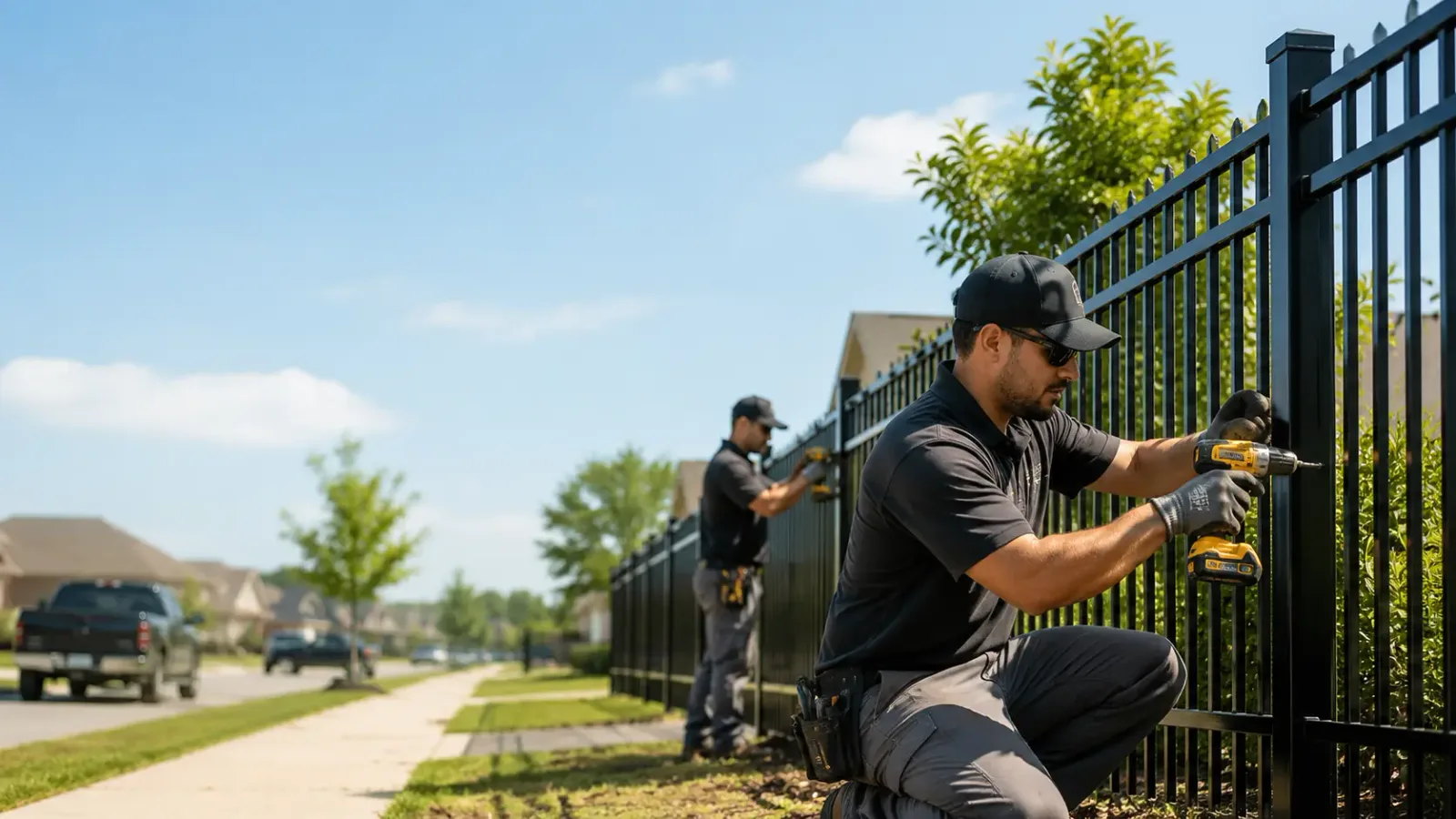 Metal Fence Installation in La Pointe, WI
